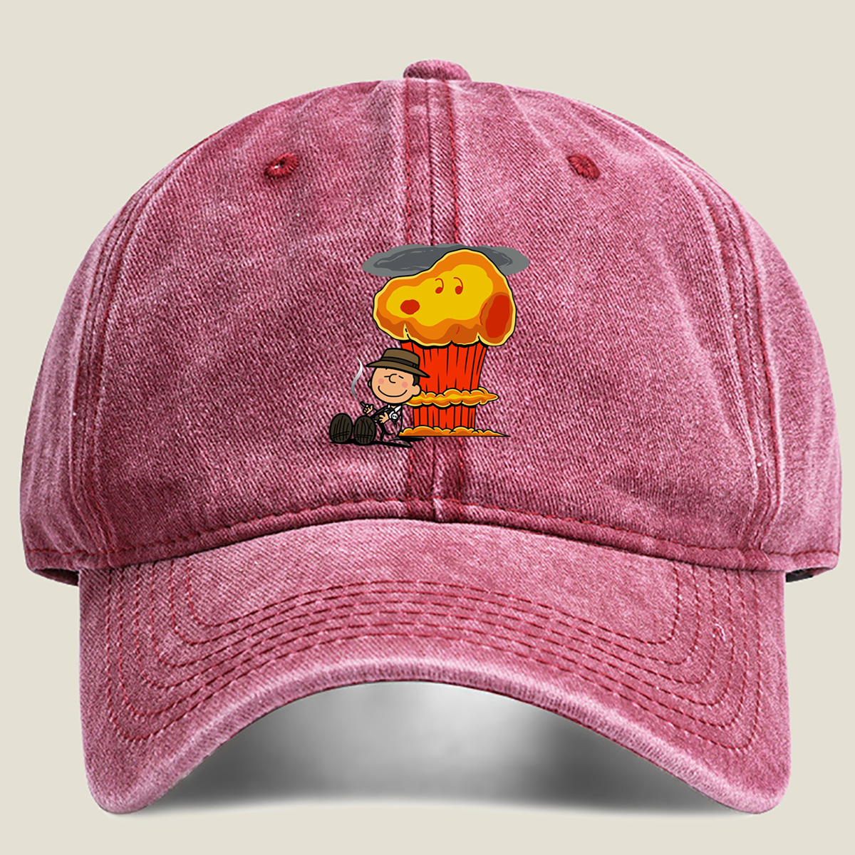 Muffin Man and the Giant Cupcake - Washed Denim - Baseball Cap