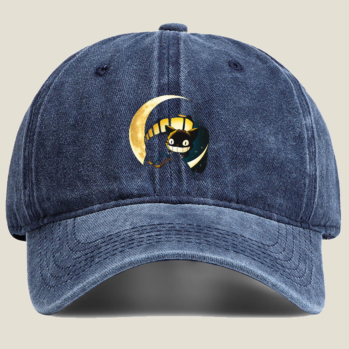 Jiji from Kiki's Delivery Service under the Moon - Washed Denim - Baseball Cap