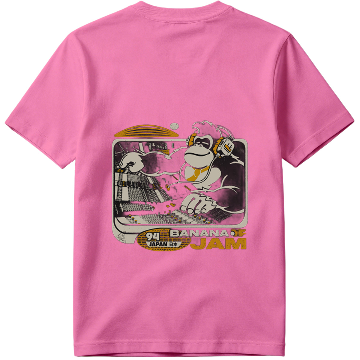 Banana Jam 94 Japan - Monkey DJ Character - Tee