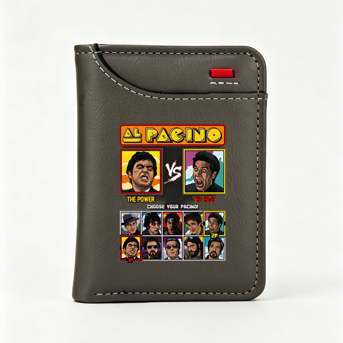 Al Pacino: The Power vs The Heat - Choose Your Pacino! - Vertical Style Wallet