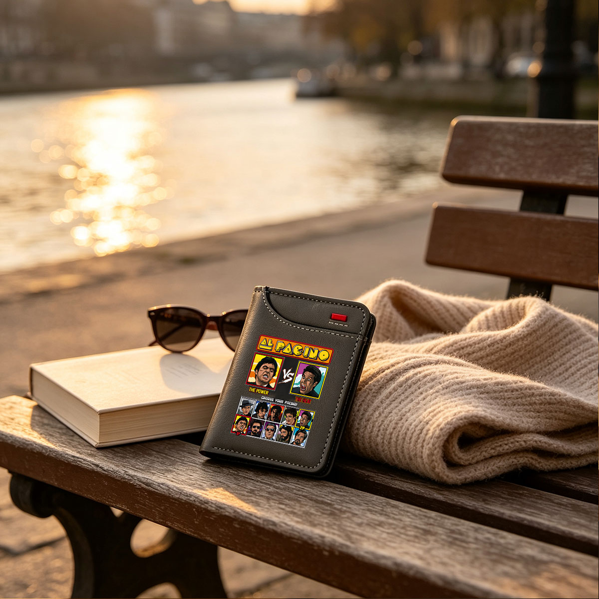 Al Pacino: The Power vs The Heat - Choose Your Pacino! - Vertical Style Wallet