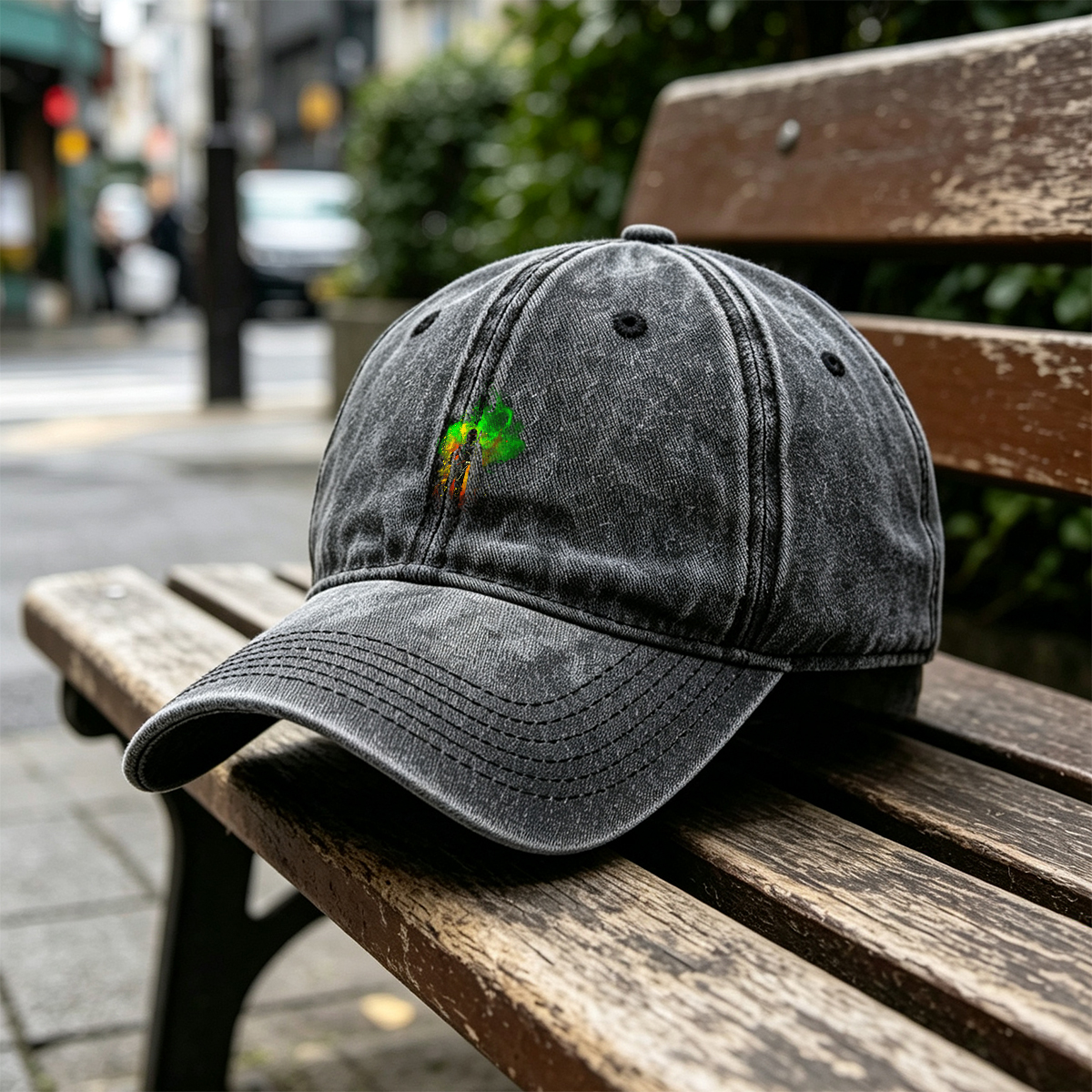 Mandalorian: The Child and the Bounty Hunter - Washed Denim - Baseball Cap