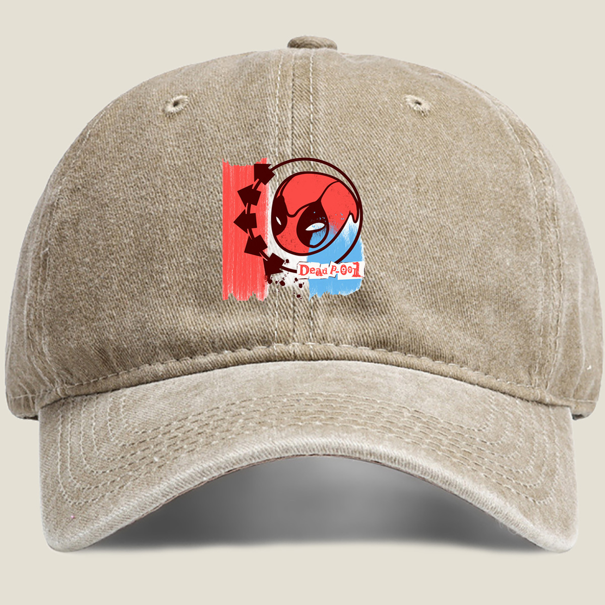 Deadpool 001 - Washed Denim - Baseball Cap