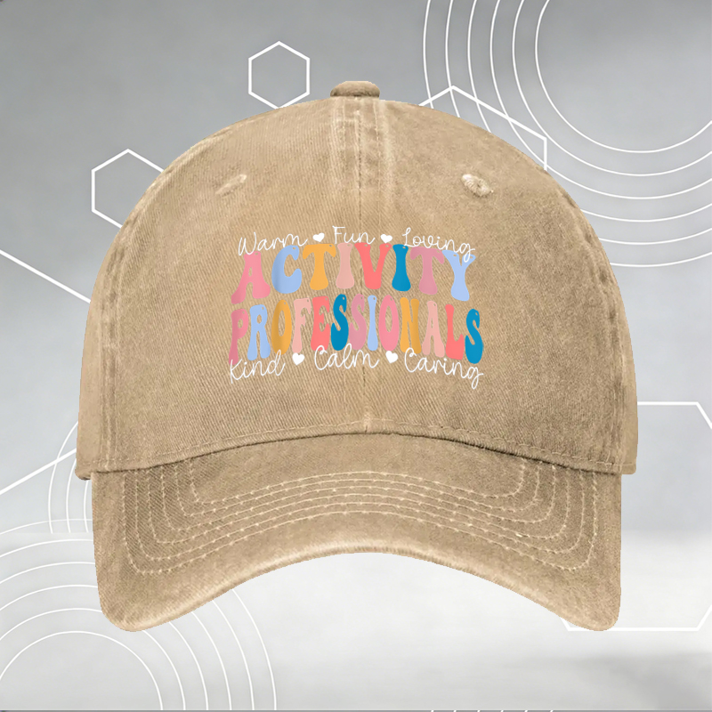New Baseball Cap with Witch Cat Print and 
