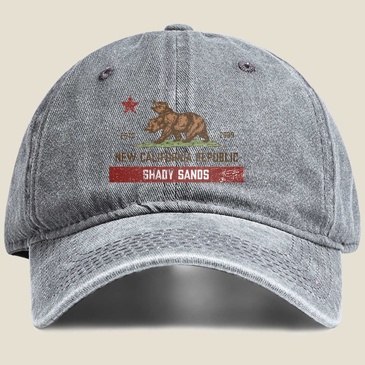 New California Republic: Shady Sands - Washed Denim - Baseball Cap