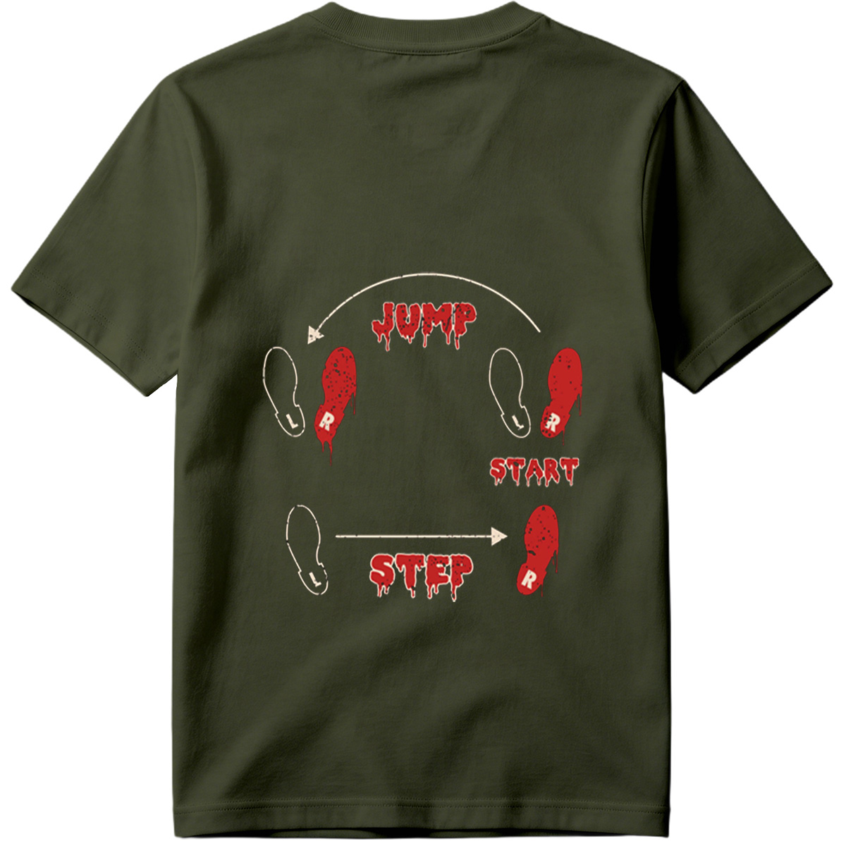 Jump Step Start: Footprint Dance Move Guide - Tee