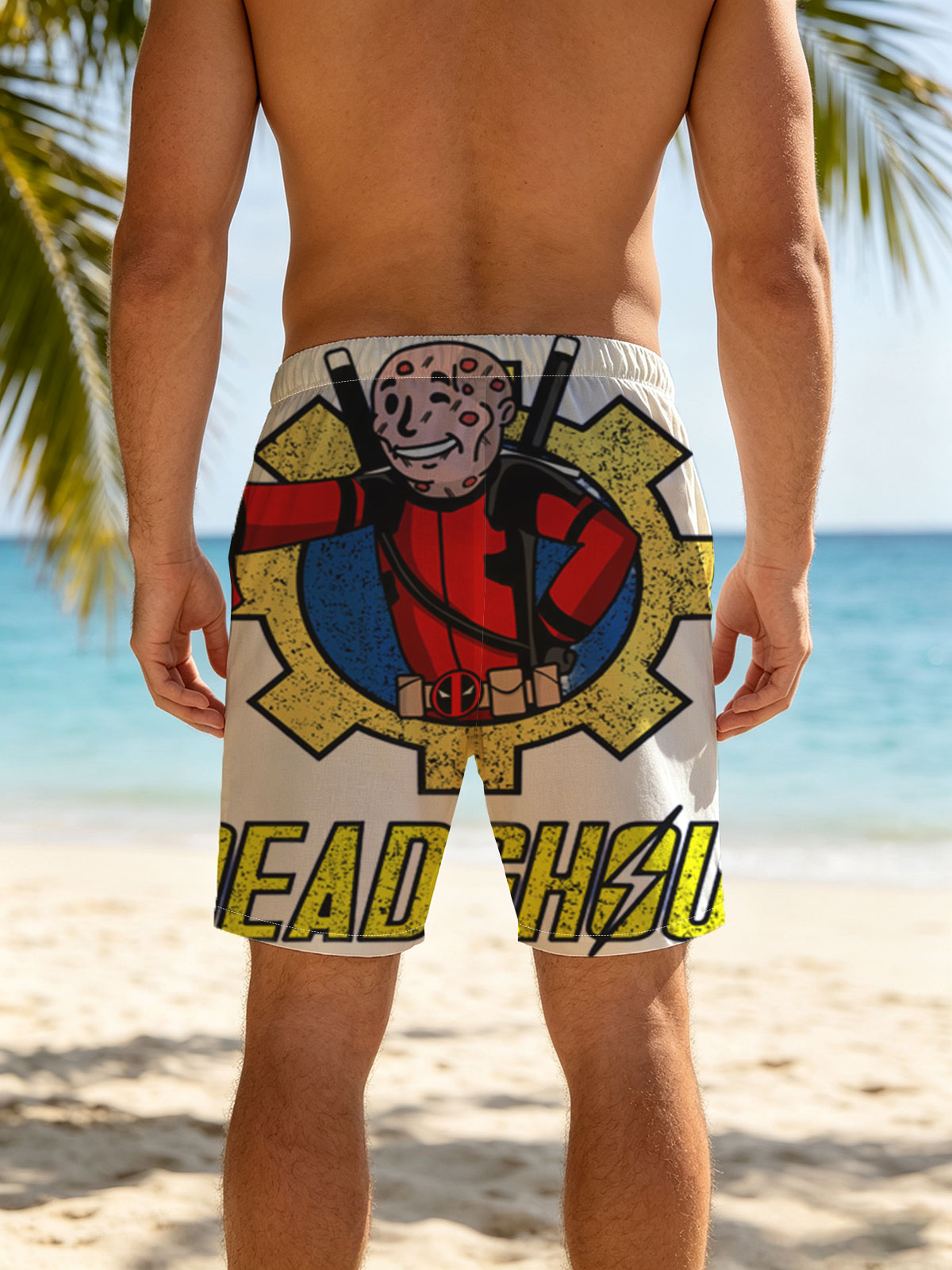Deadpool: Merc with a Mouth in Action -  Beach shorts