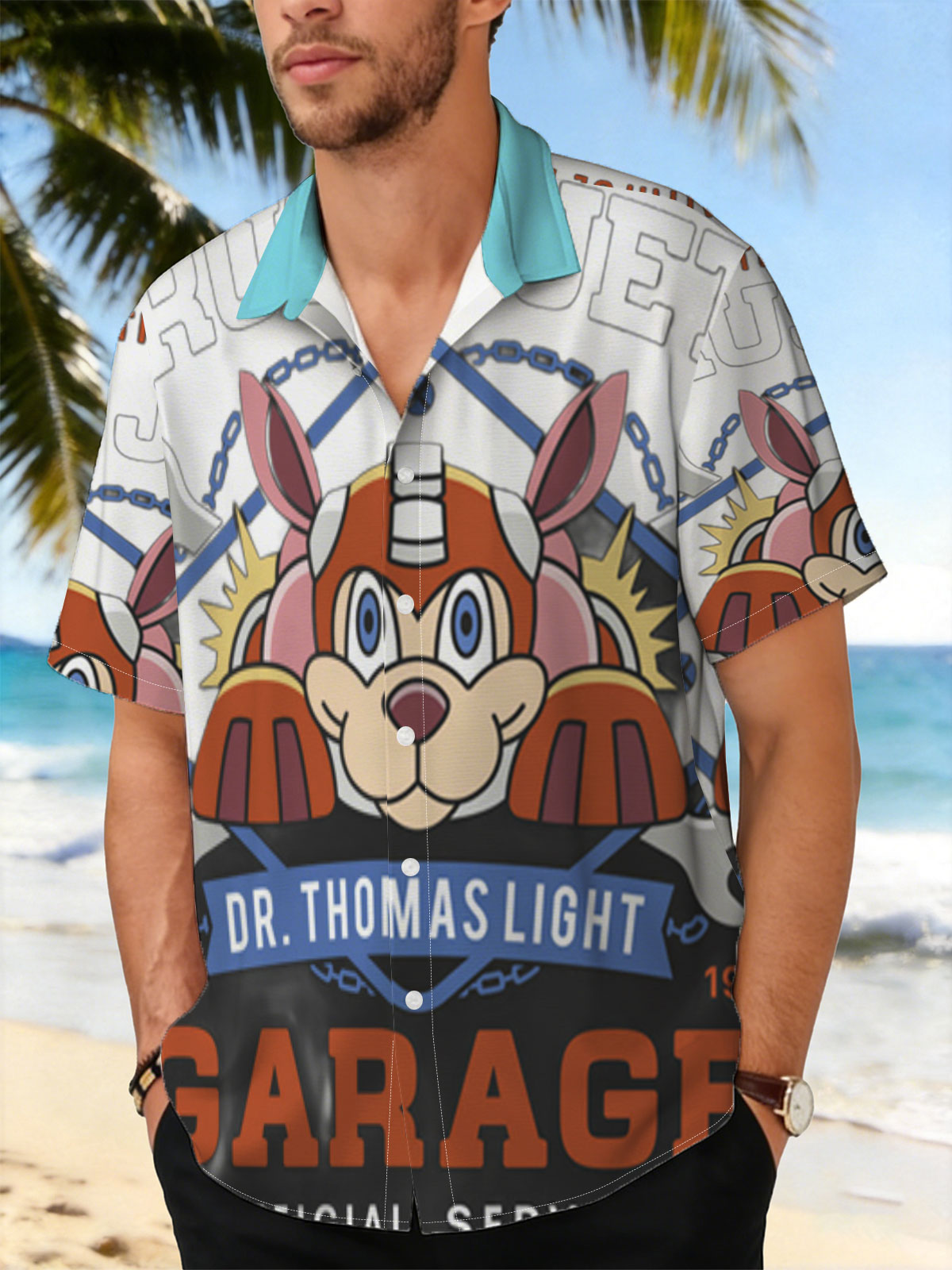 Rush Jet - Faithful Robotic Dog, Dr. Thomas Light Garage, Official Service, Est. 1990 -  Shirt