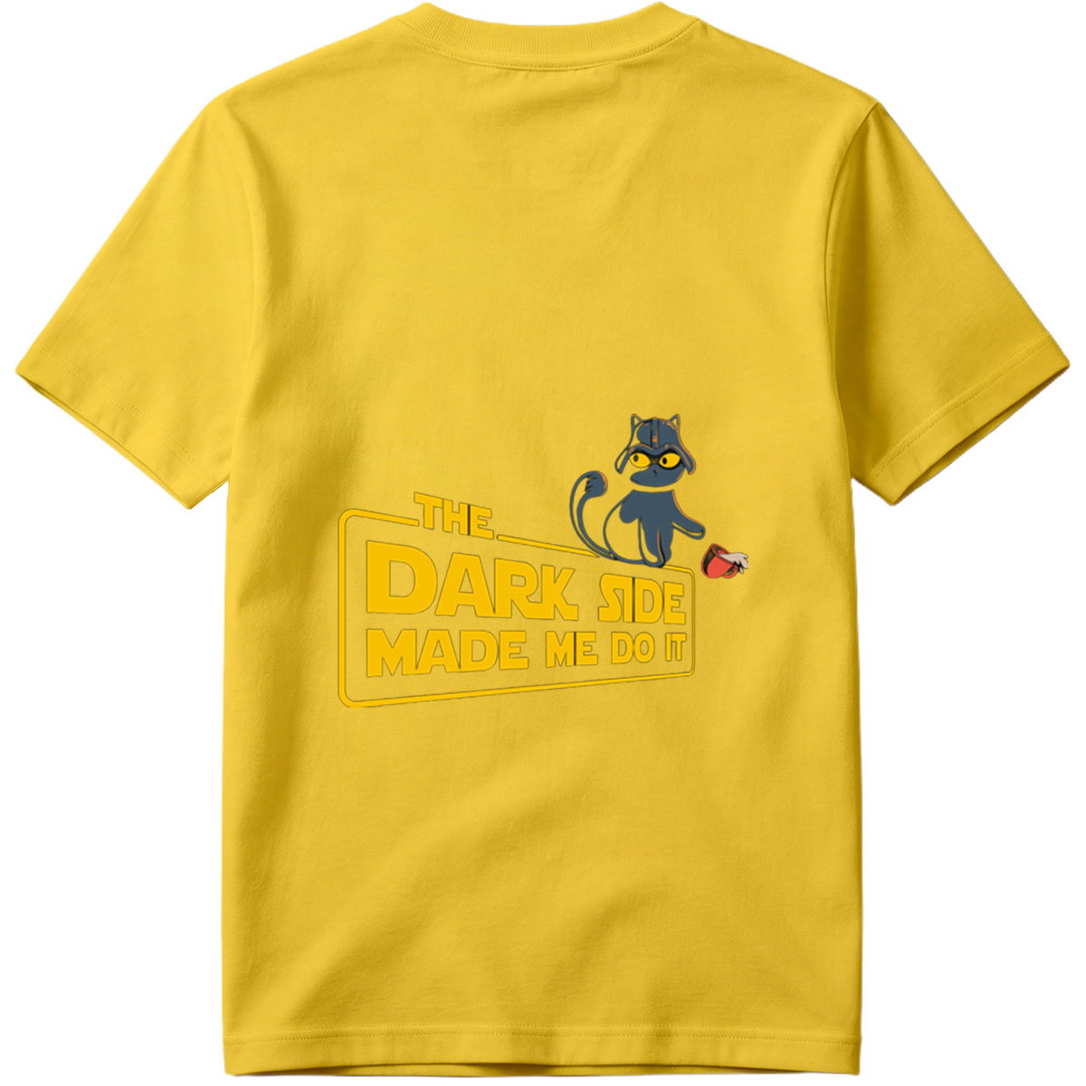 Star Wars: The Dark Side Made Me Do It – Cat Edition - Tee