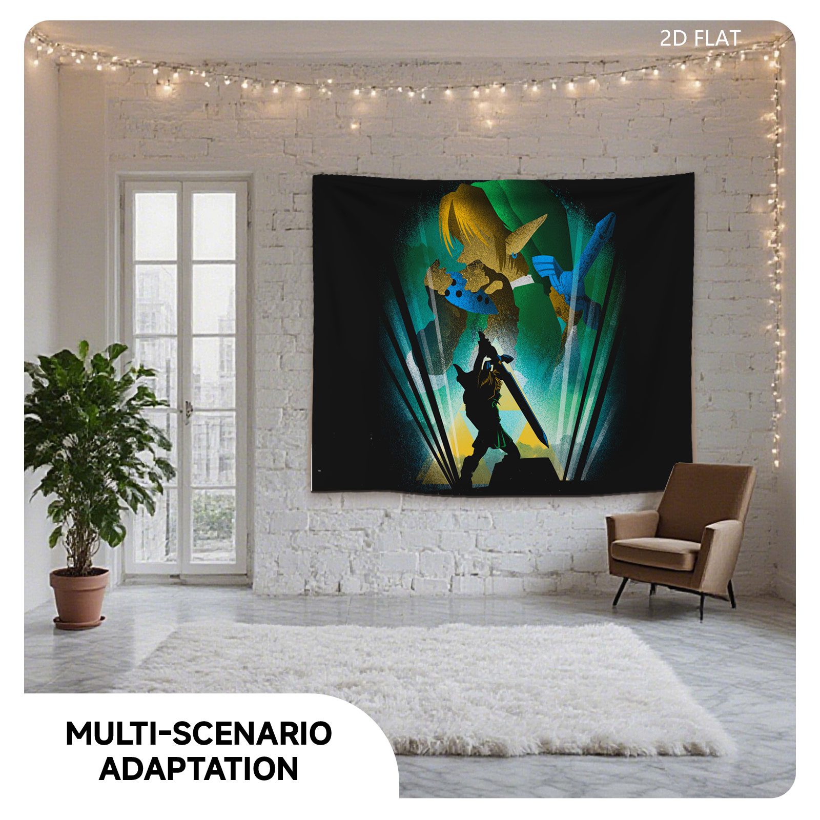Link vs. Ganondorf: Epic Clash in Hyrule - Tapestry