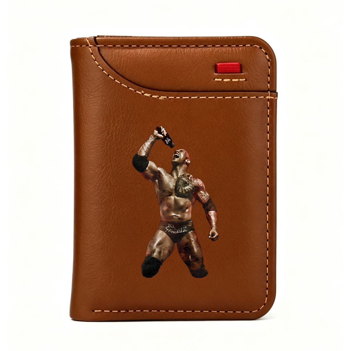 The Rock Wrestling Pose - Vertical Style Wallet