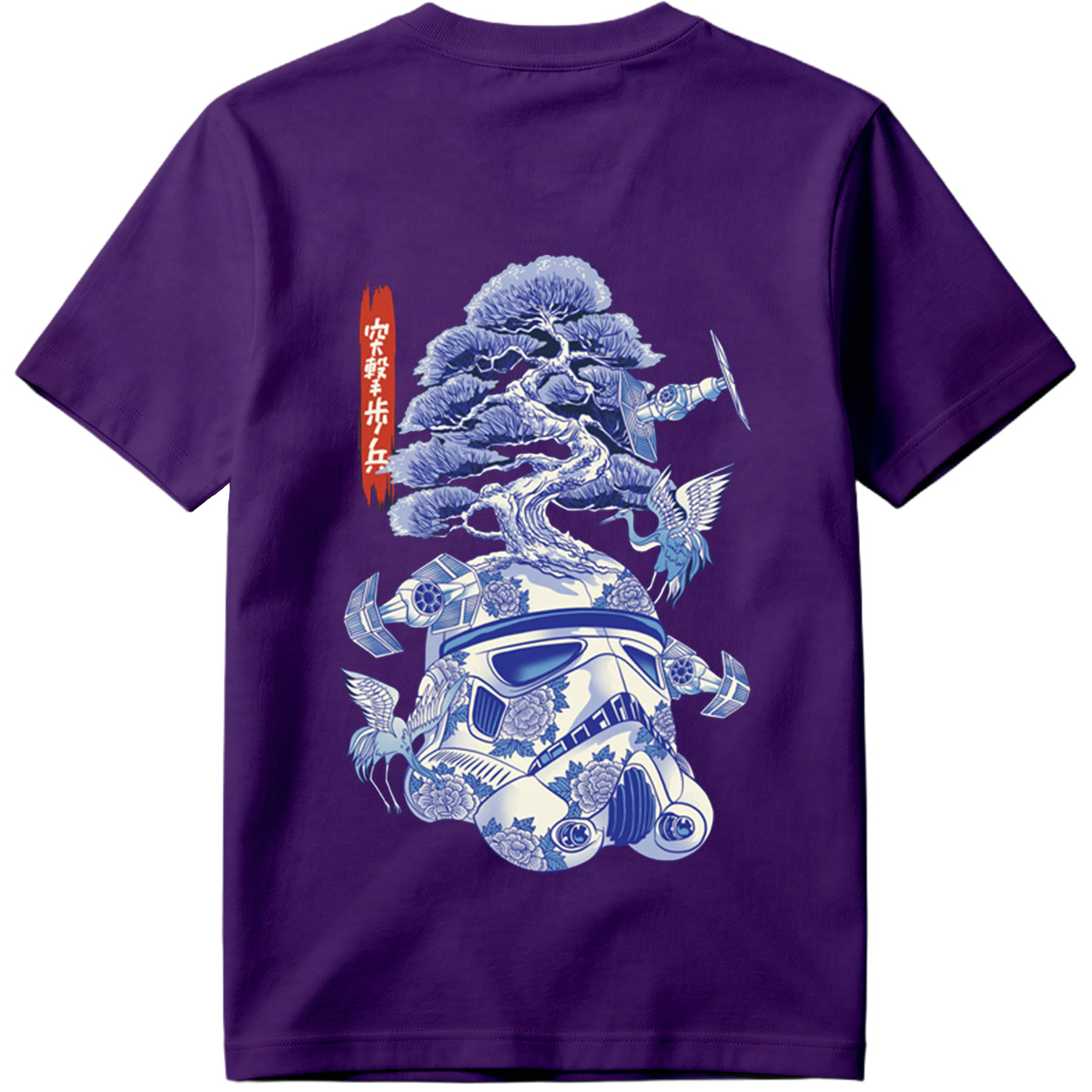 Star Wars Stormtrooper with Bonsai and Cranes - Tee