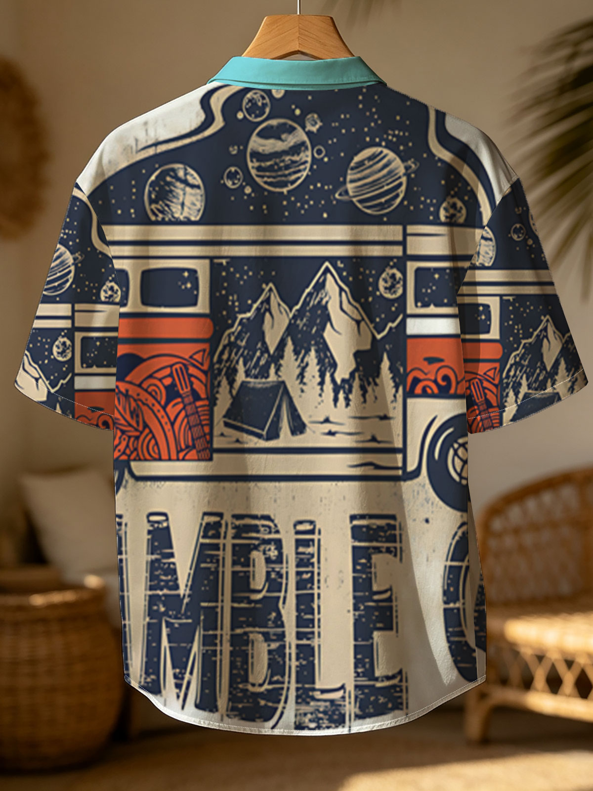Ramble On: Van Adventure with Mountains, Stars, and Cosmic Vibes -  Shirt
