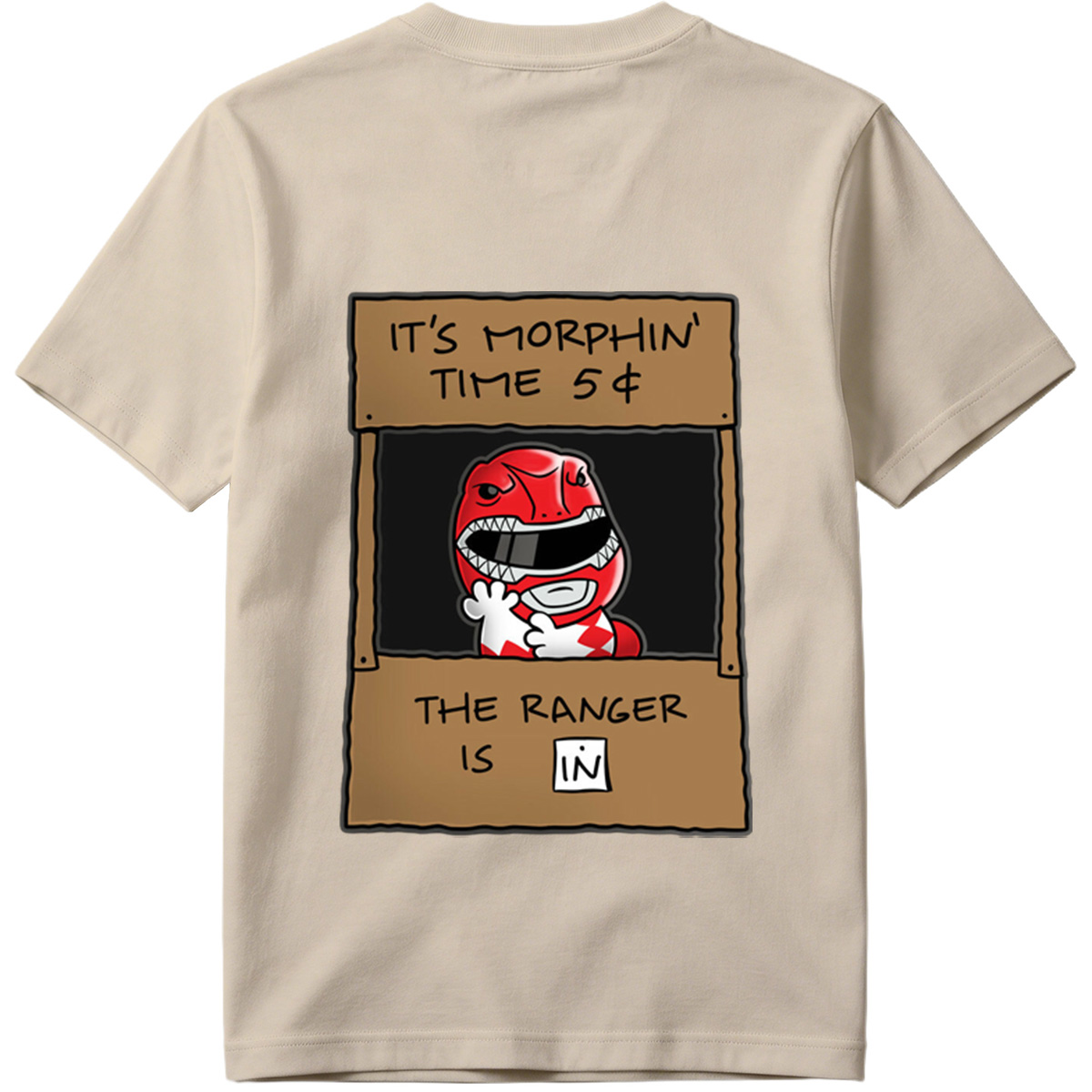 Red Ranger Morphin Time Booth - Tee