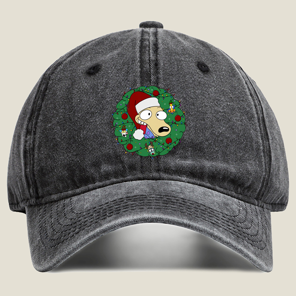 Ed, Edd n Eddy Christmas Special: The Wreath Surprise - Washed Denim - Baseball Cap