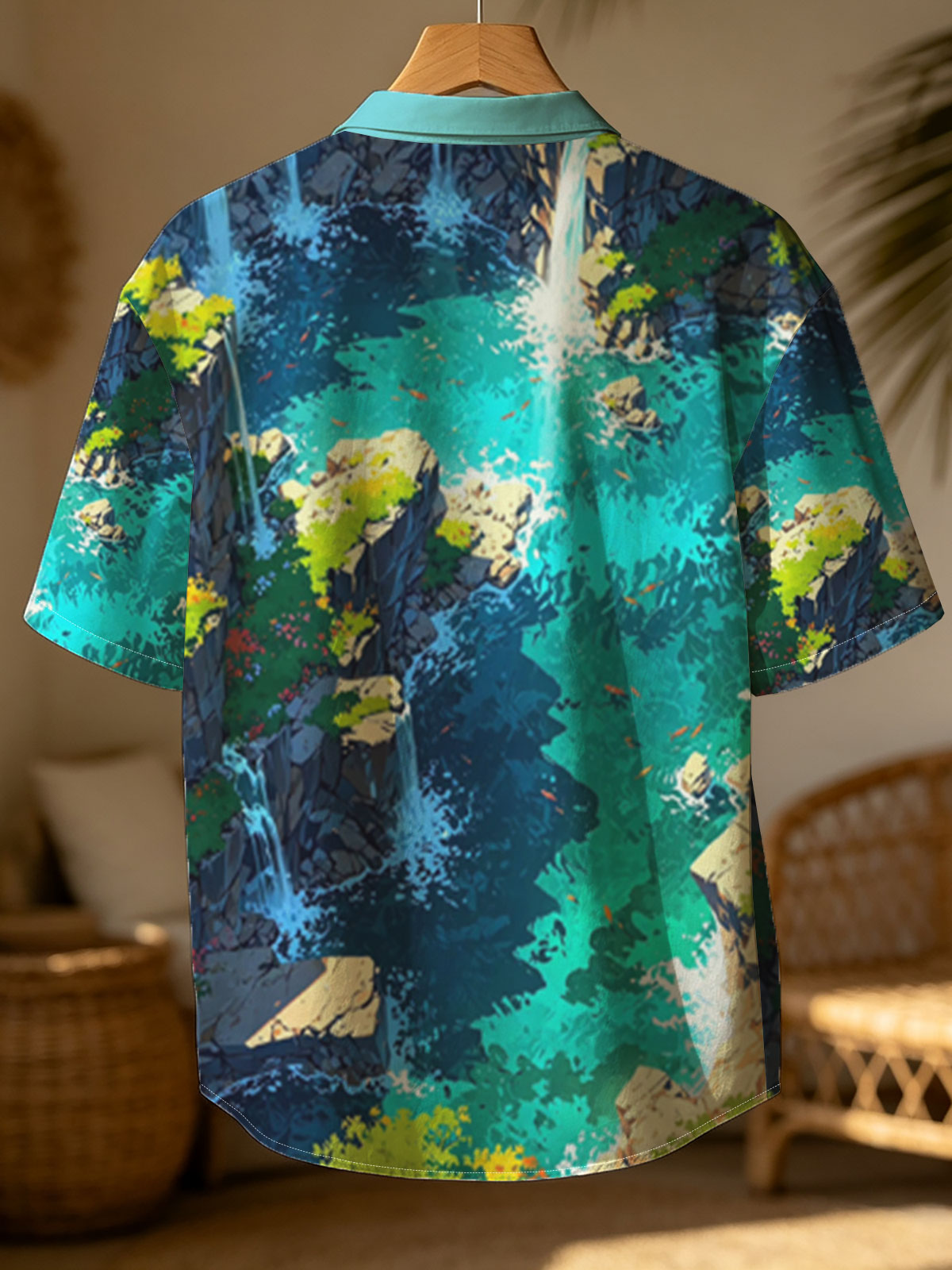 Crystal Clear Waterfalls in a Lush Canyon -  Shirt