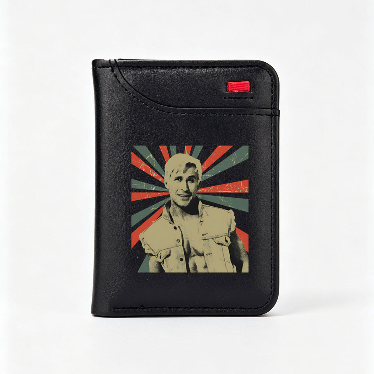 Ryan Gosling in a Vintage Military Jacket Poster - Vertical Style Wallet