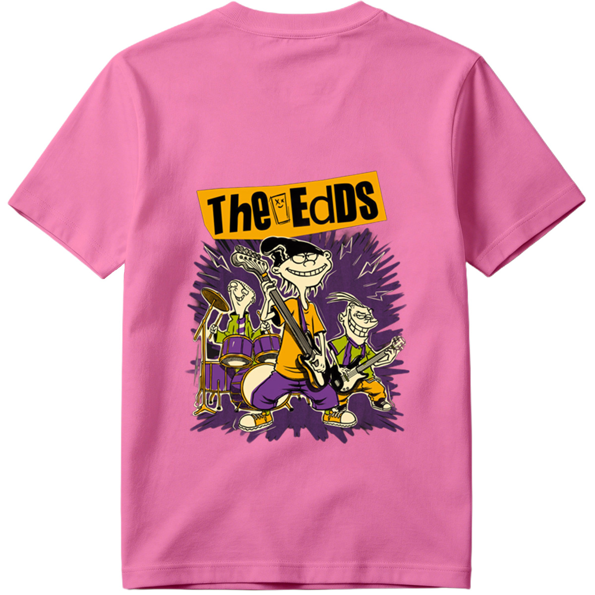 The Eds: Eddy, Ed, and Double D in Rock Band Action - Tee