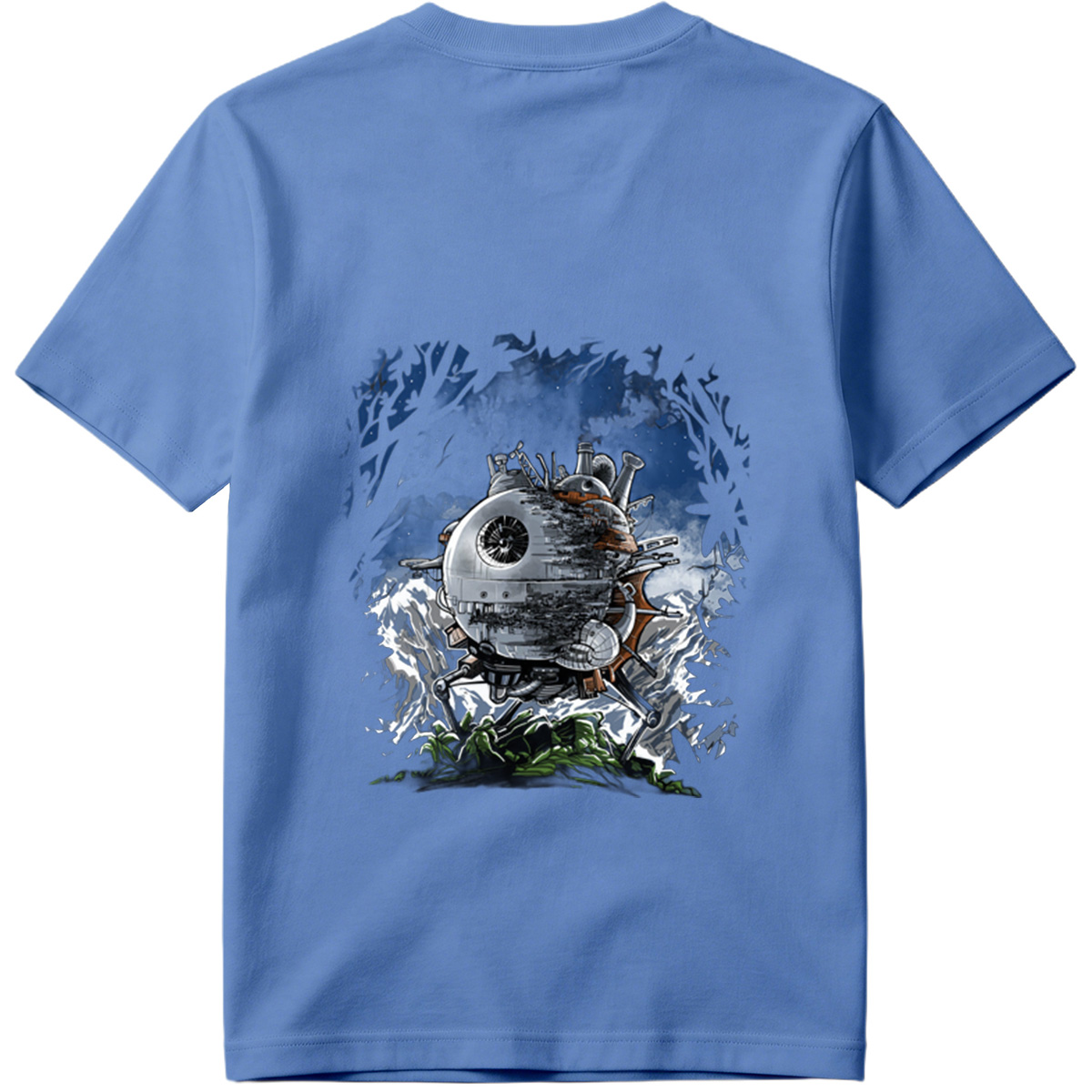 Steampunk Death Star in the Forest - Tee