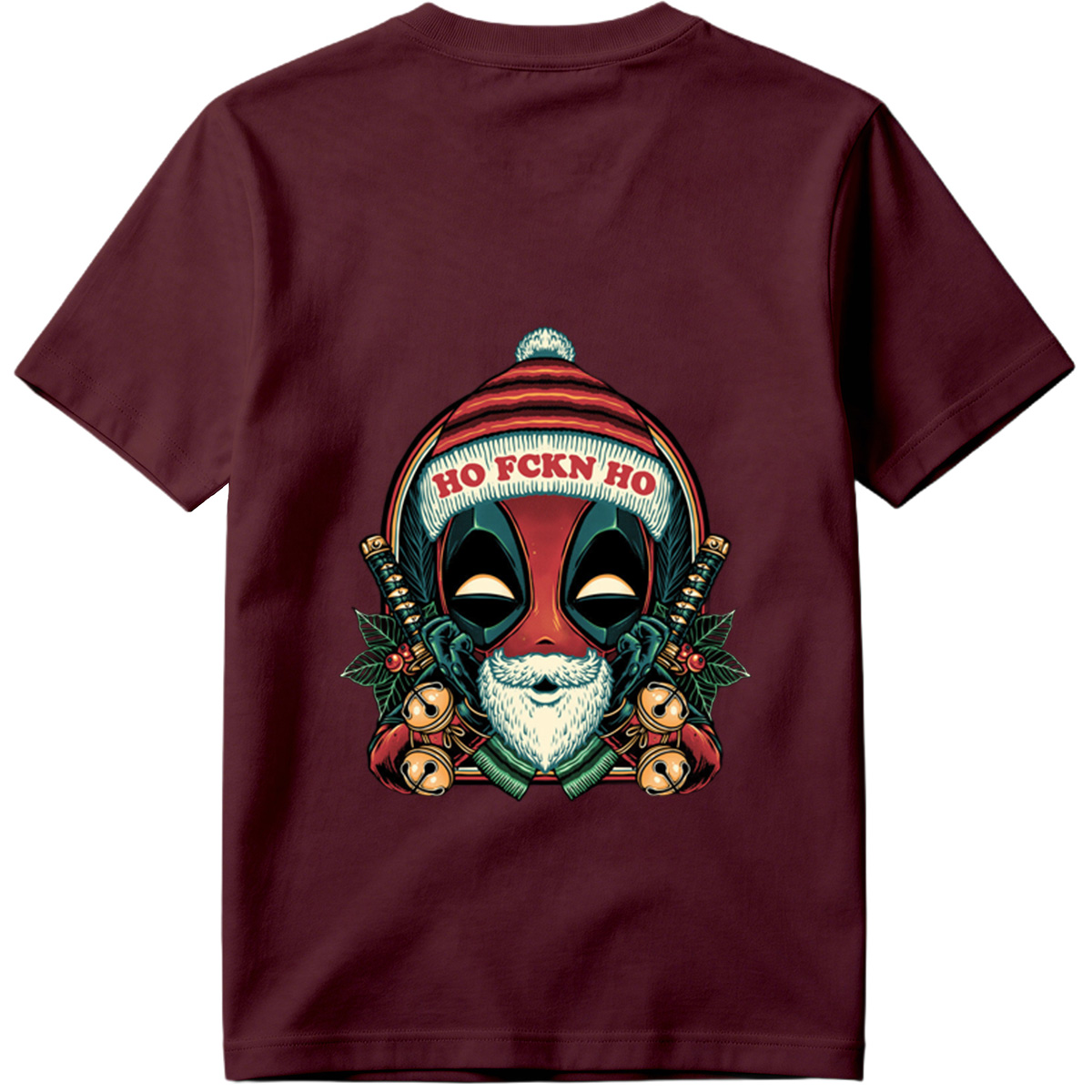 Deadpool Santa Christmas Design - Tee
