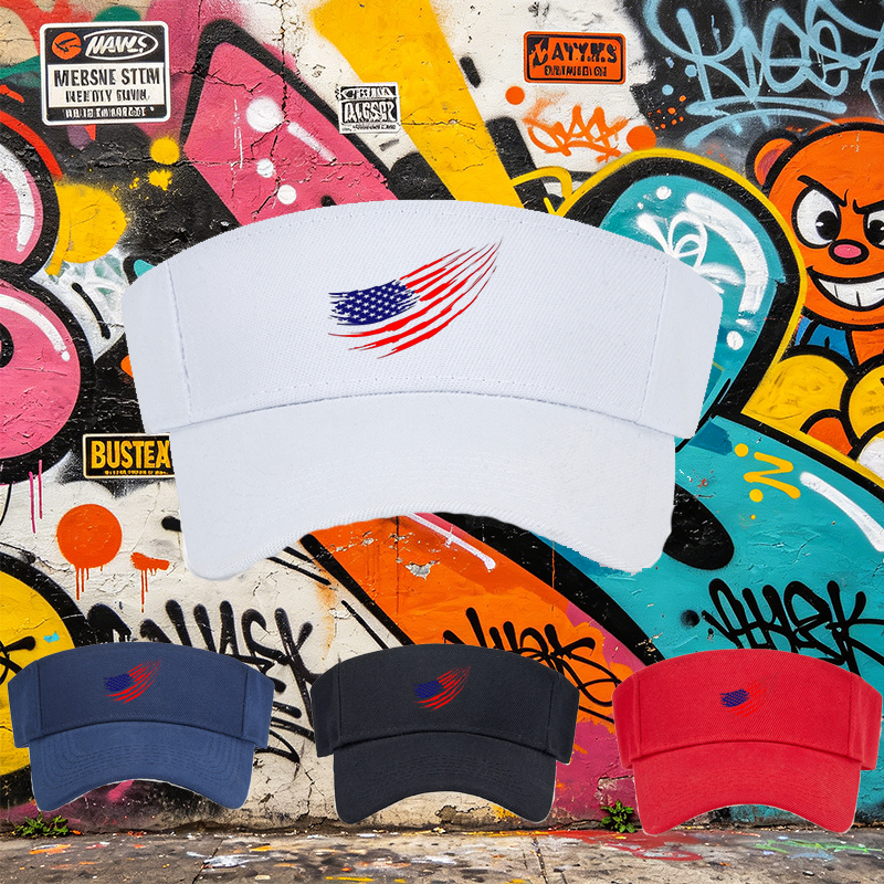 Unisex Classic Mesh Back Hat with American Flag Print Design – Lightweight Breathable Sun Hat for Outdoor Activities, Perfect for Men and Women Seeking Patriotic Style in Summer, Hiking, Beach, or Casual Wear
