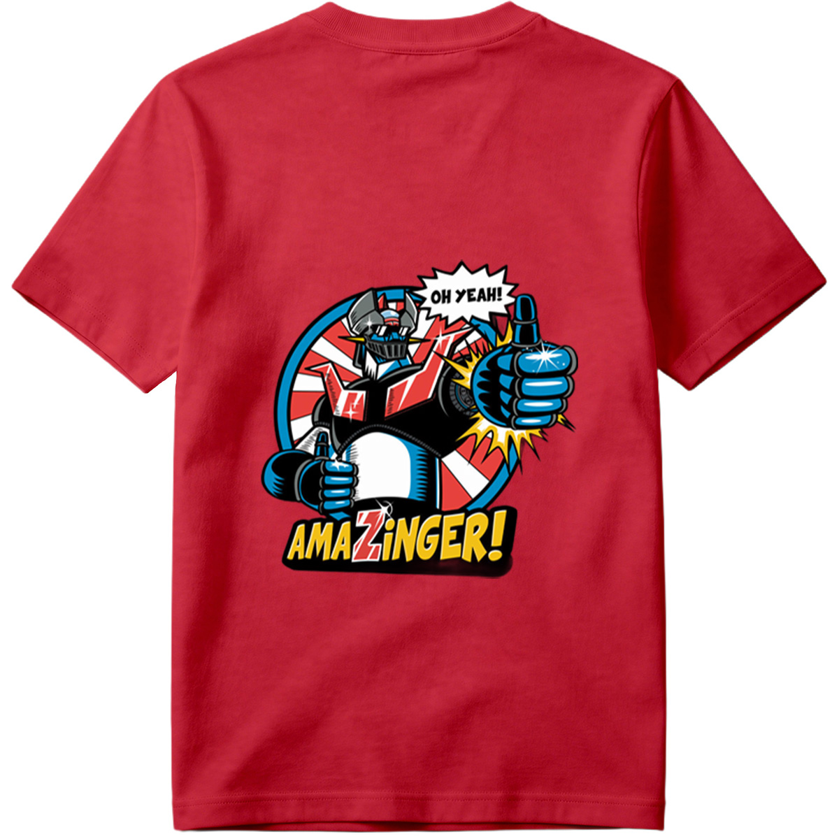 Amazinger! - Robot Hero with Thumbs Up - Tee