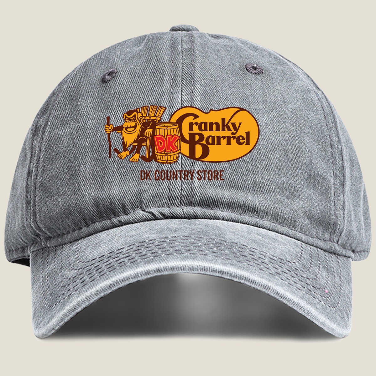 DK Cranky Barrel Country Store - Washed Denim - Baseball Cap