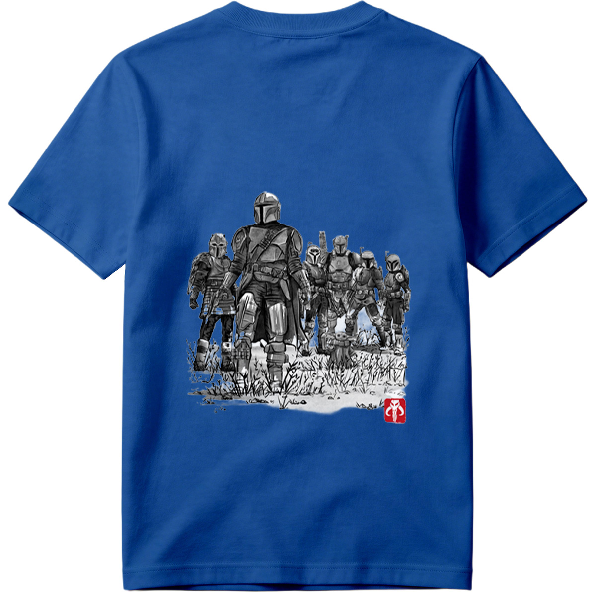 The Mandalorian and the Child with Clan of Mandalorians - Tee