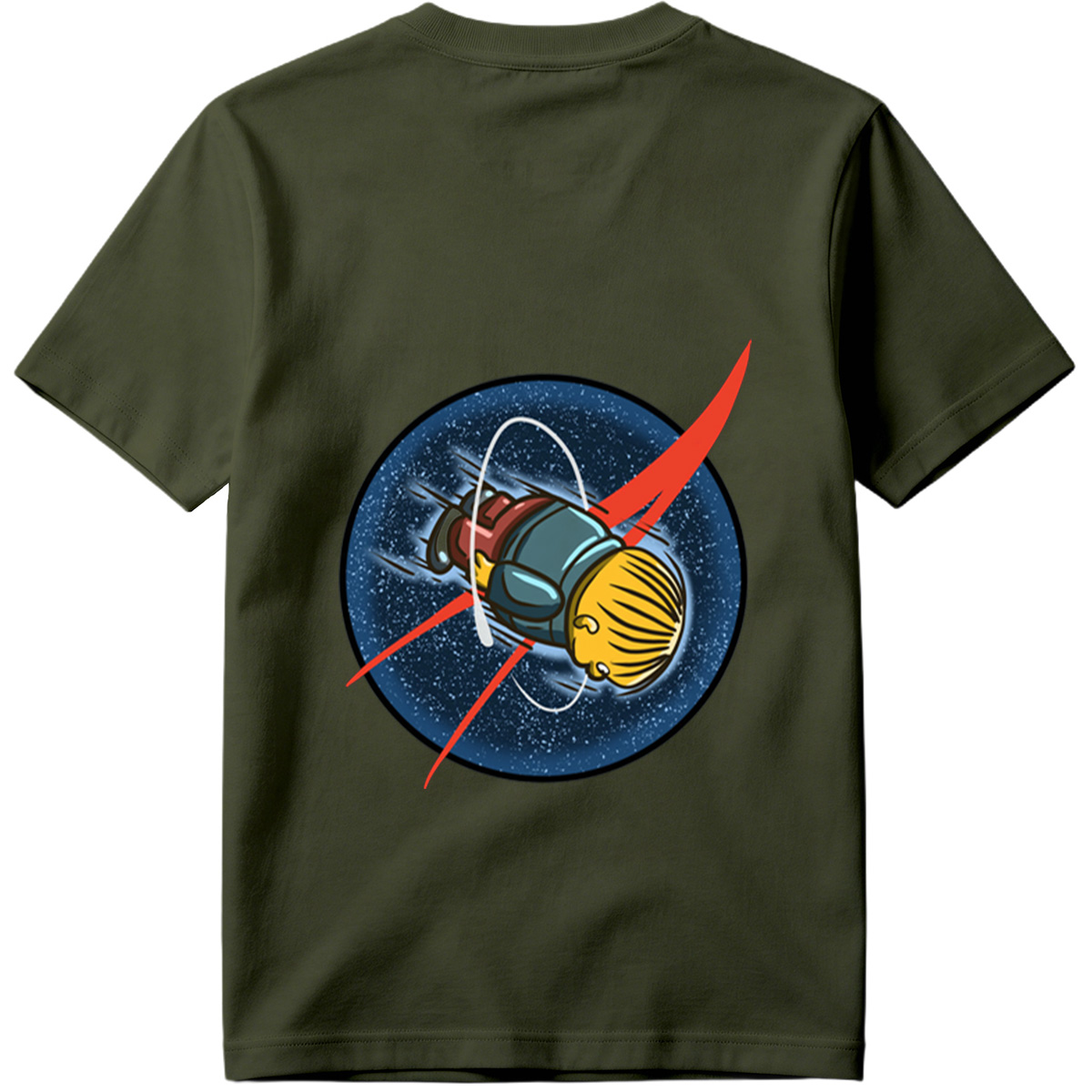 Space Adventure with a Robot Astronaut - Tee
