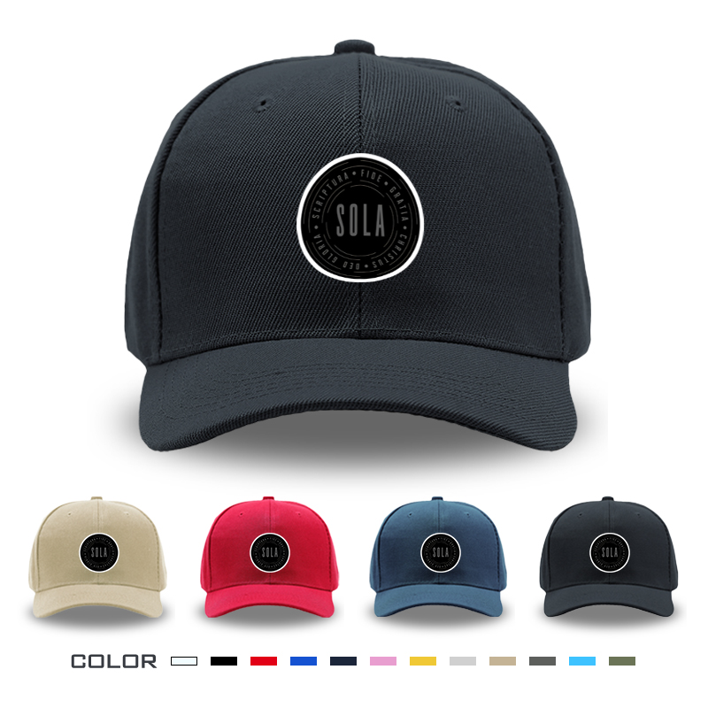 1pc New Baseball Cap with Sola Scripture Fide Gratia Christus Deo Gloriam Print Unisex Adjustable Hat for Outdoor Activities and Casual Wear Adults Fashion Accessory