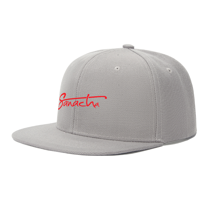 Flat Brim Baseball Cap Sanacha Signature Logo Print Streetwear Underground Skate Style for Basketball Court Skate Park Urban Lifestyle Hip Hop Riders and Streetwear Enthusiasts