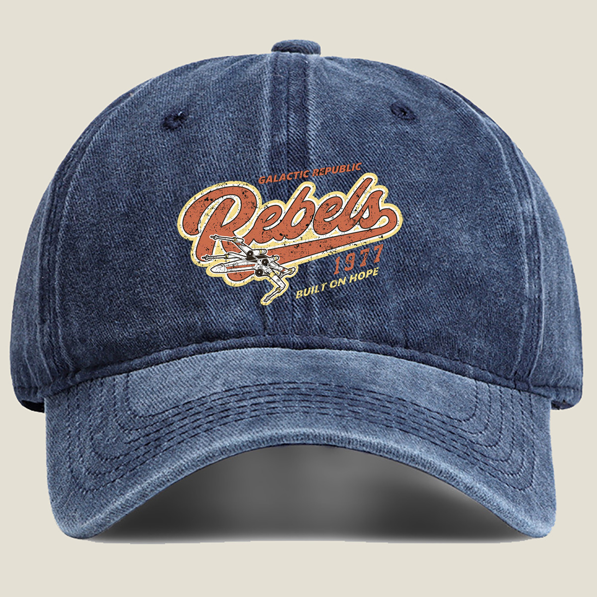 Star Wars Rebels: Galactic Republic 1977 Built on Hope - Washed Denim - Baseball Cap