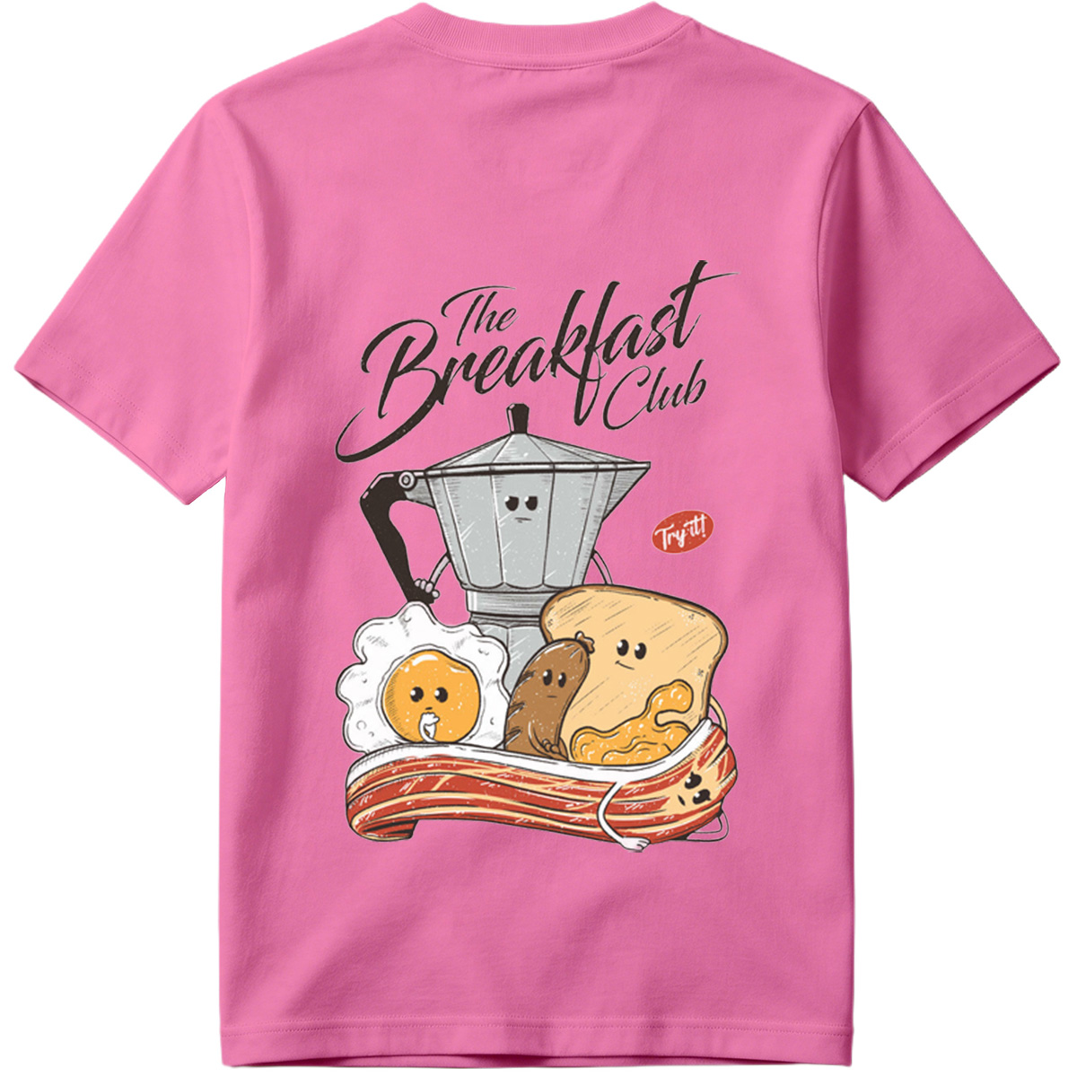 The Breakfast Club: Coffee Pot, Egg, Sausage, Toast, and Bacon - Tee