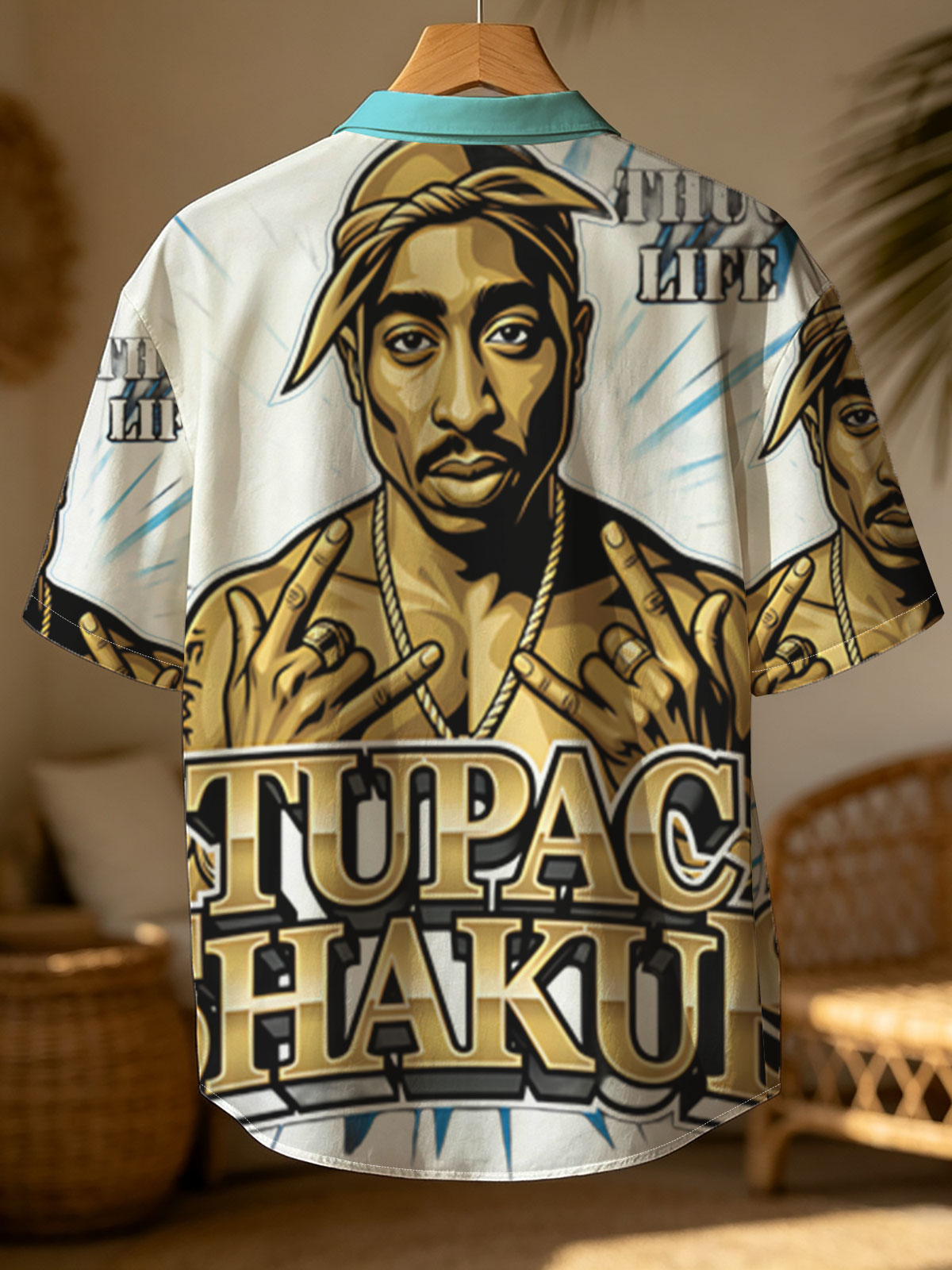 Tupac Shakur Thug Life Portrait -  Shirt