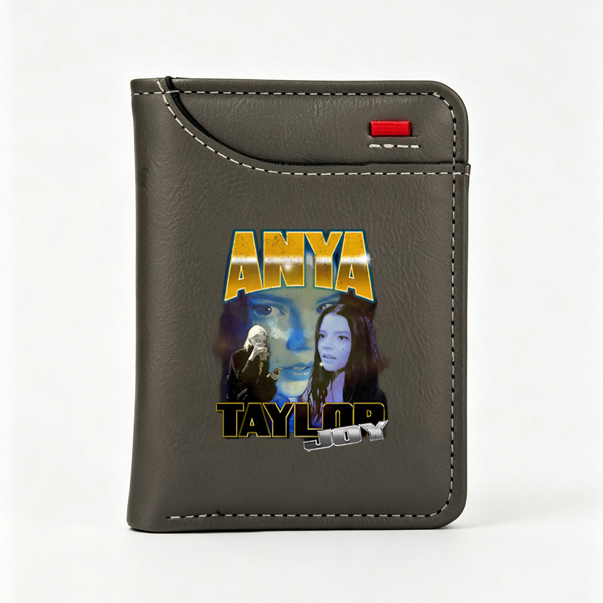 Anya Taylor-Joy: Celestial Portrait and Character Fusion - Vertical Style Wallet