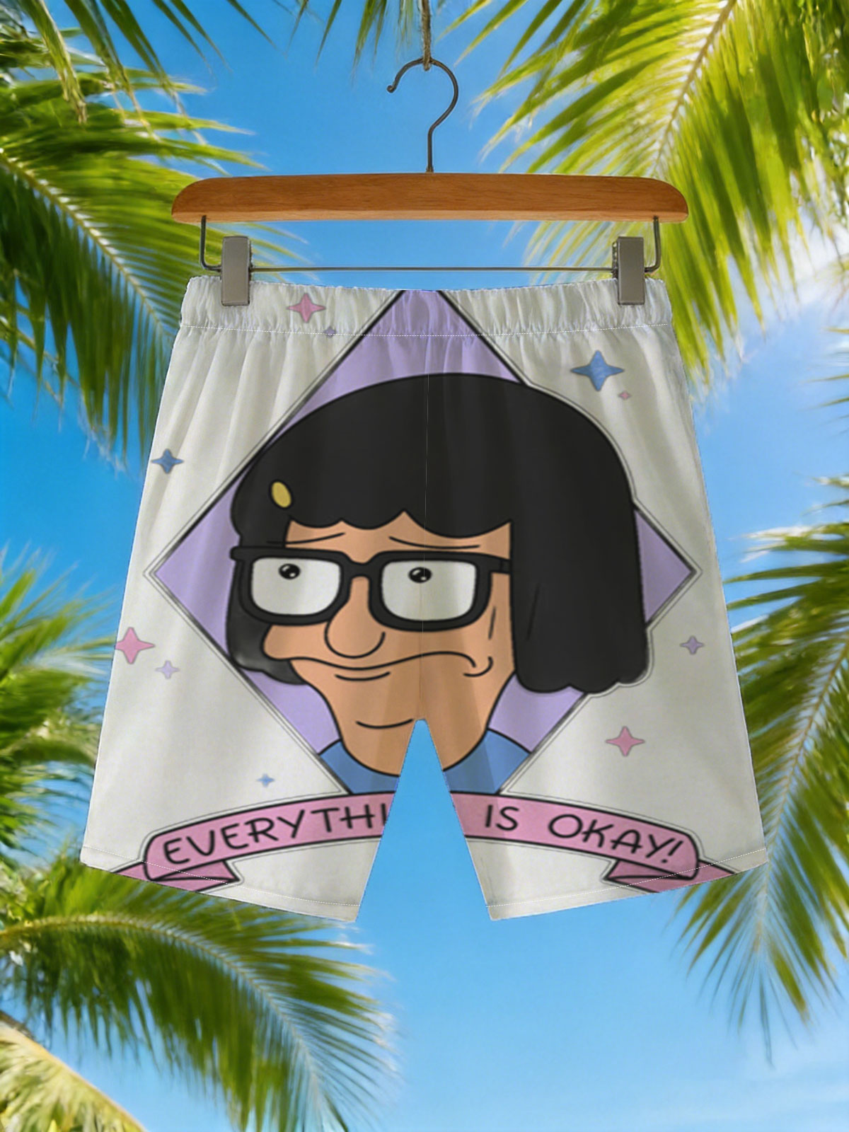Benson from Regular Show: Everything Is Okay! -  Beach shorts