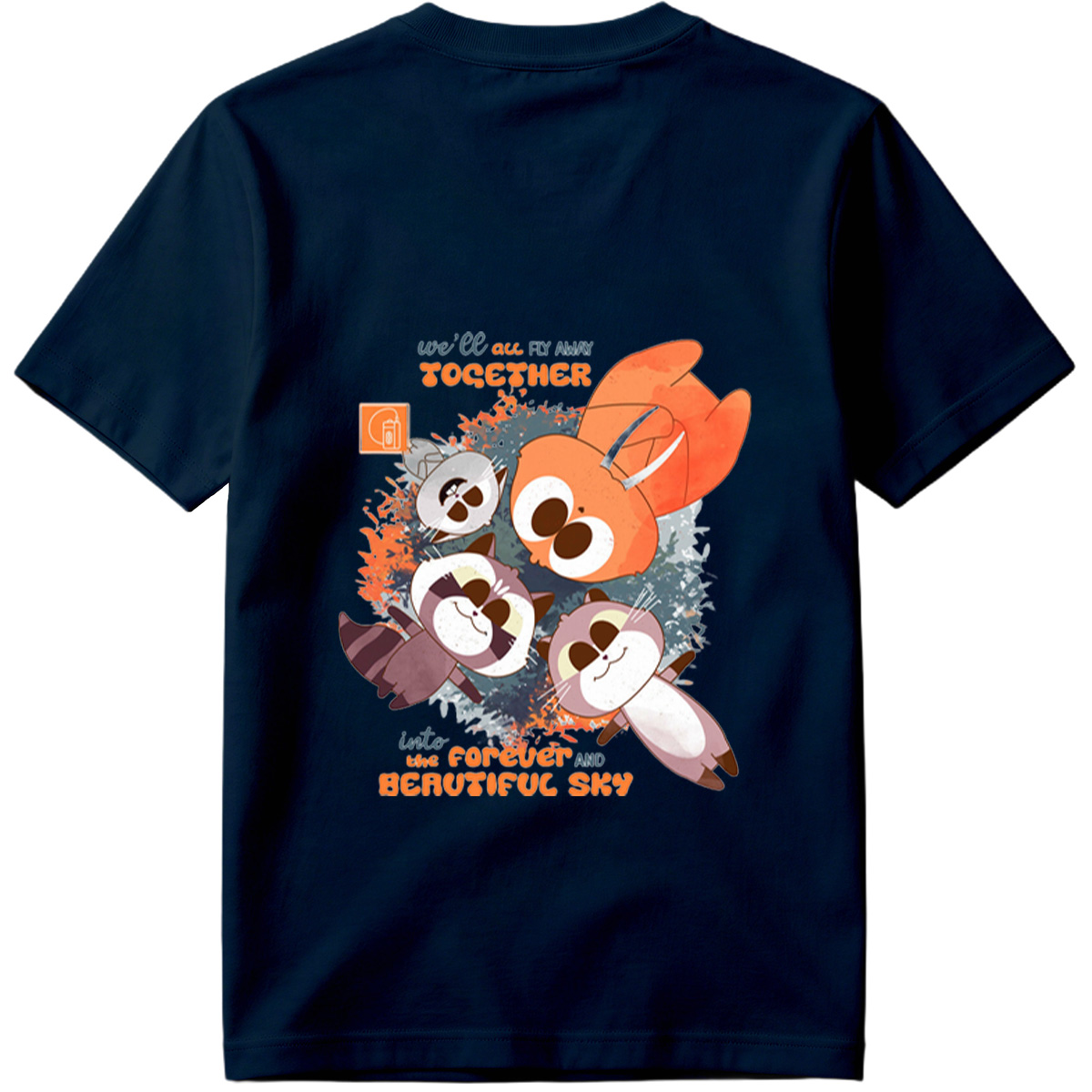 Kiff and Friends Fly Together Into the Forever Beautiful Sky - Tee
