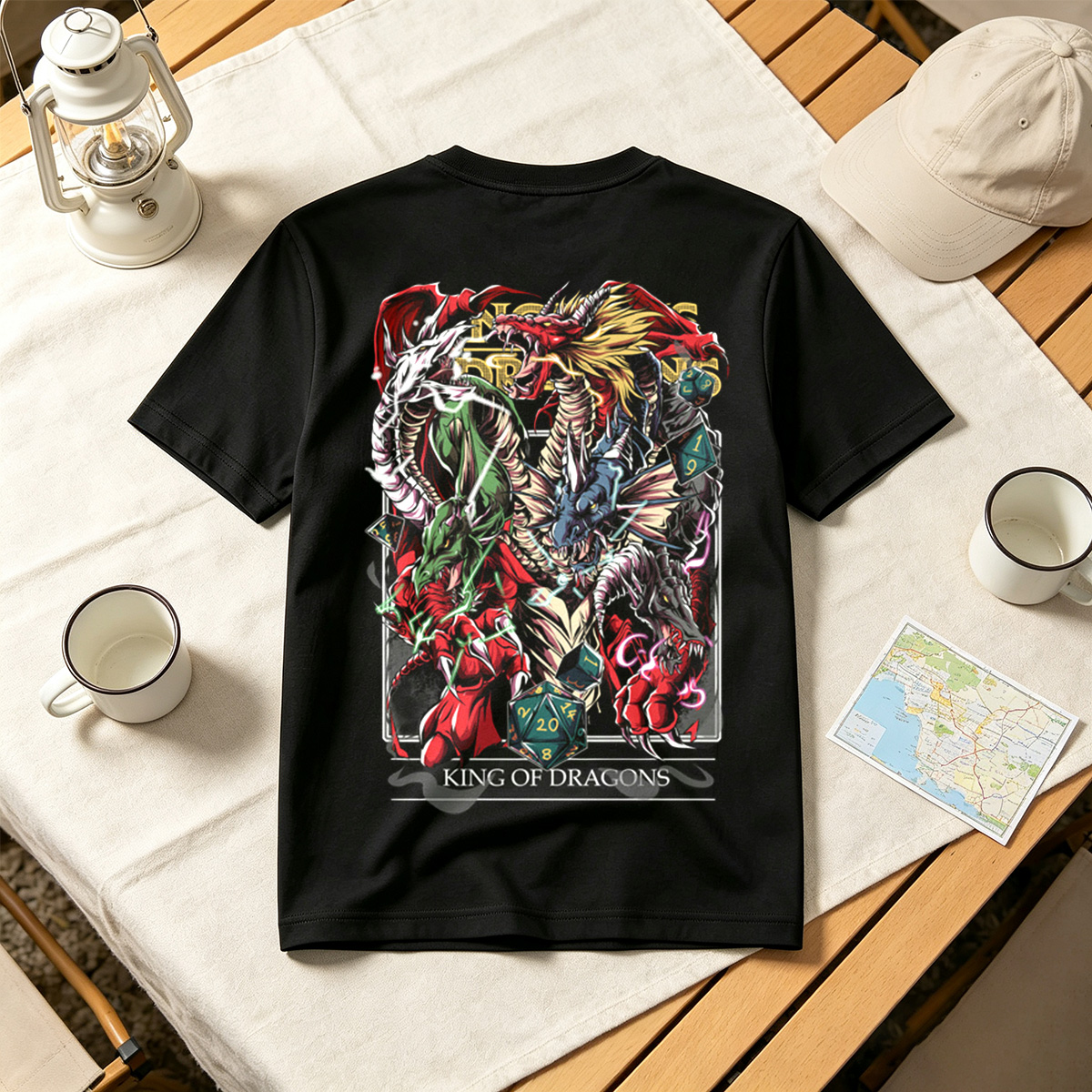 King of Dragons: Multicolored Dragon Ensemble - Tee