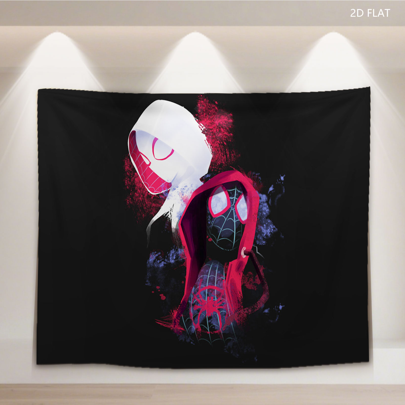 Spider-Man: Into the Spider-Verse - Miles Morales and Gwen Stacy - Tapestry