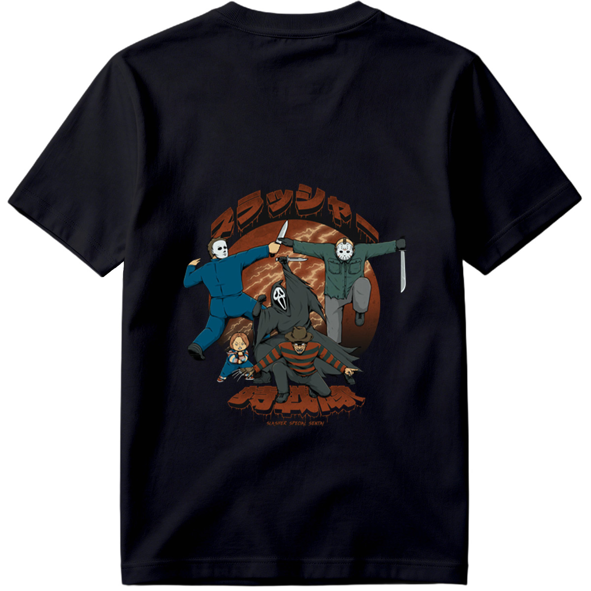 Slasher Special Sentai: Michael, Jason, Ghostface, Chucky, and Tiffany - Tee