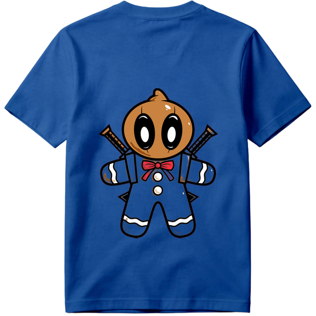 Gingerbread Ninja with Crossed Swords - Tee