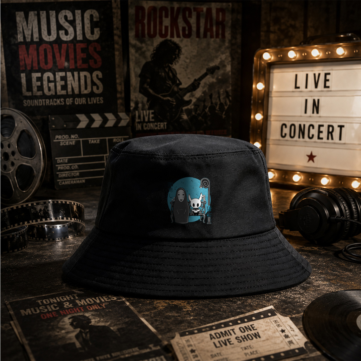 No-Face and Hollow Knight - Fisherman's Hat