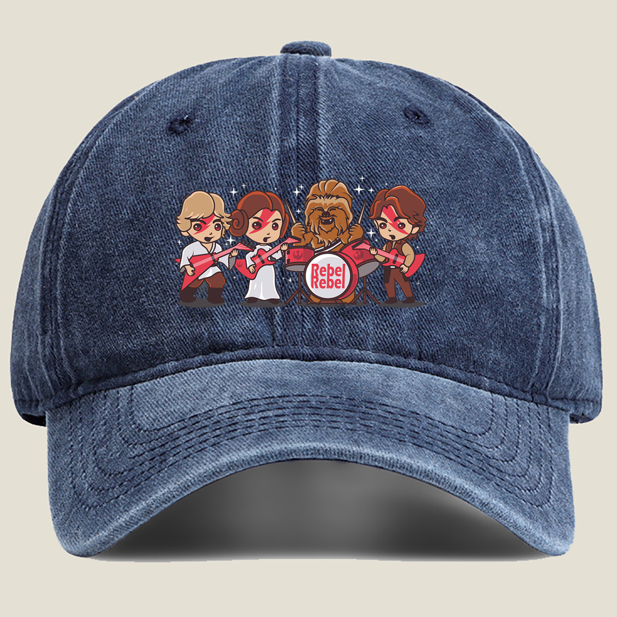 Star Wars Rebel Band - Washed Denim - Baseball Cap