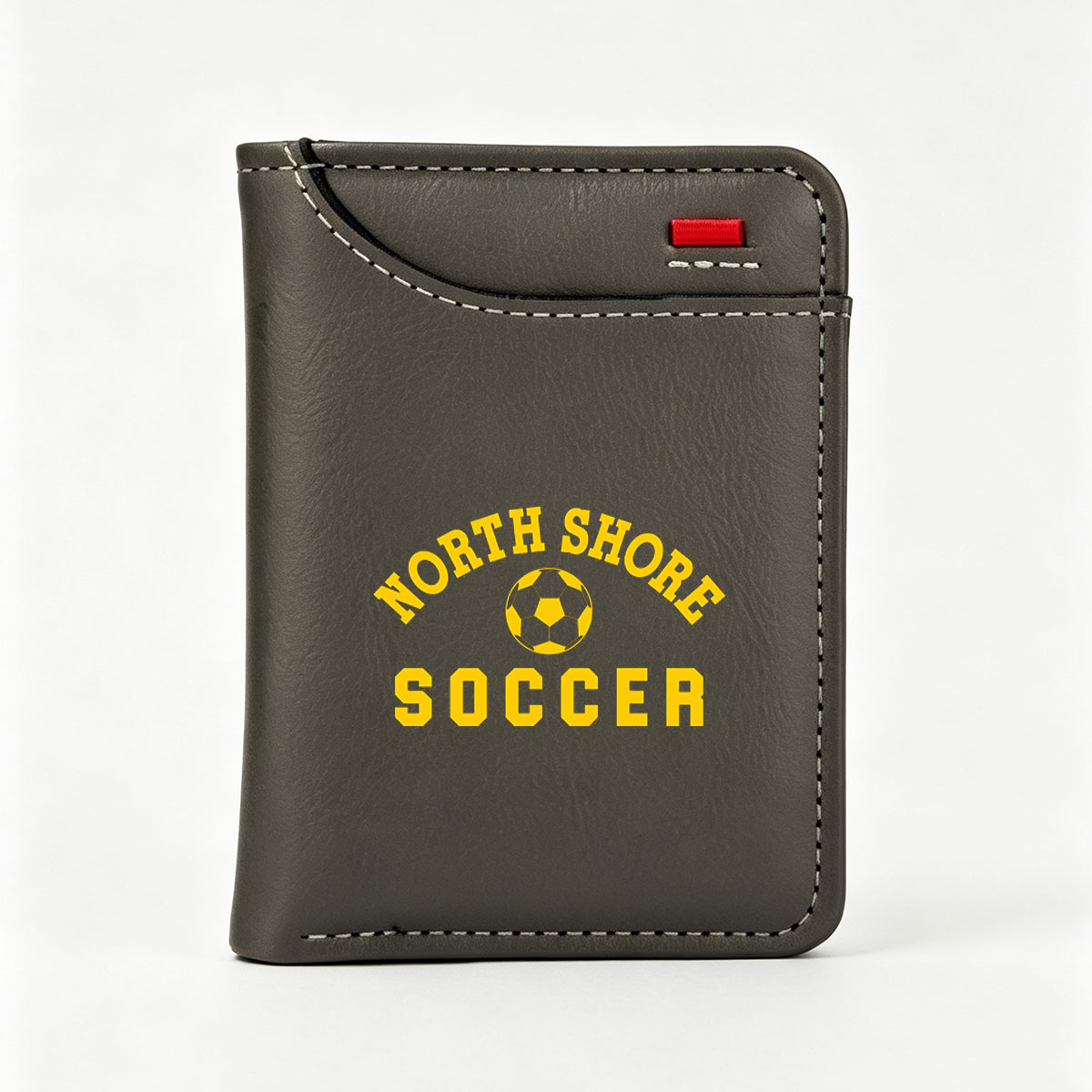 North Shore Soccer Team Logo - Vertical Style Wallet