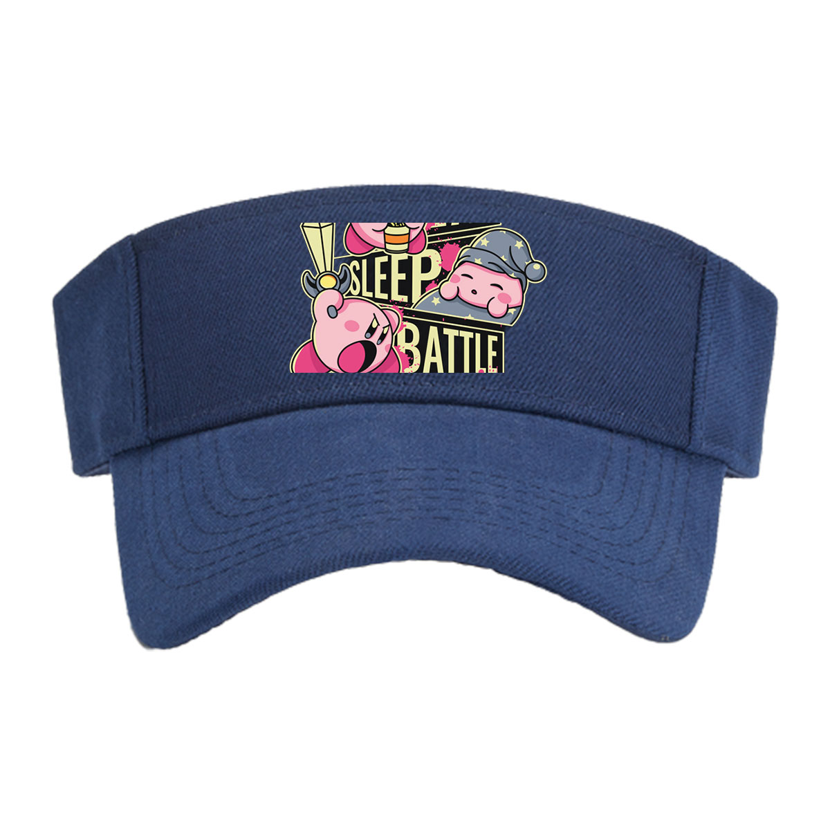 Kirby Eat Sleep Battle Repeat - Pink Star Warrior Adventure -  Visor cap