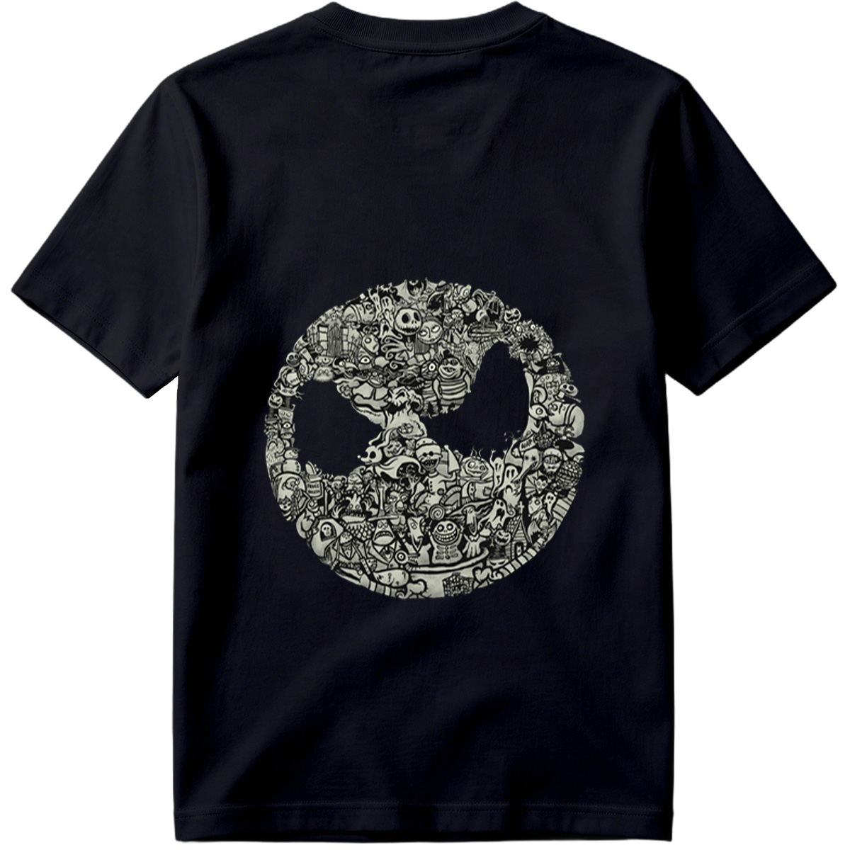 Tim Burton's Nightmare Before Christmas Character Collage - Tee