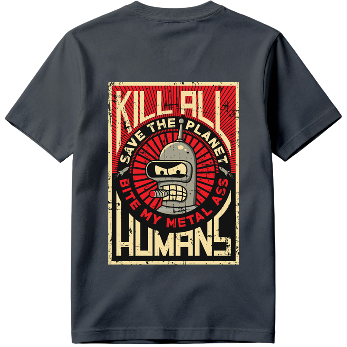 Futurama - Bender: Kill All Humans - Tee