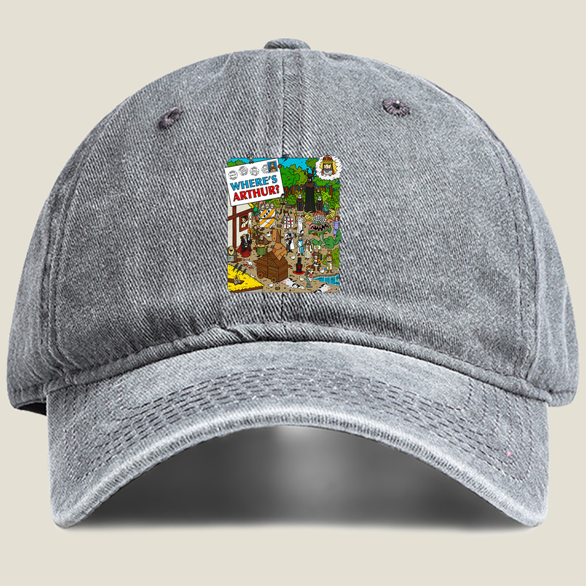 Where's Arthur? - Washed Denim - Baseball Cap