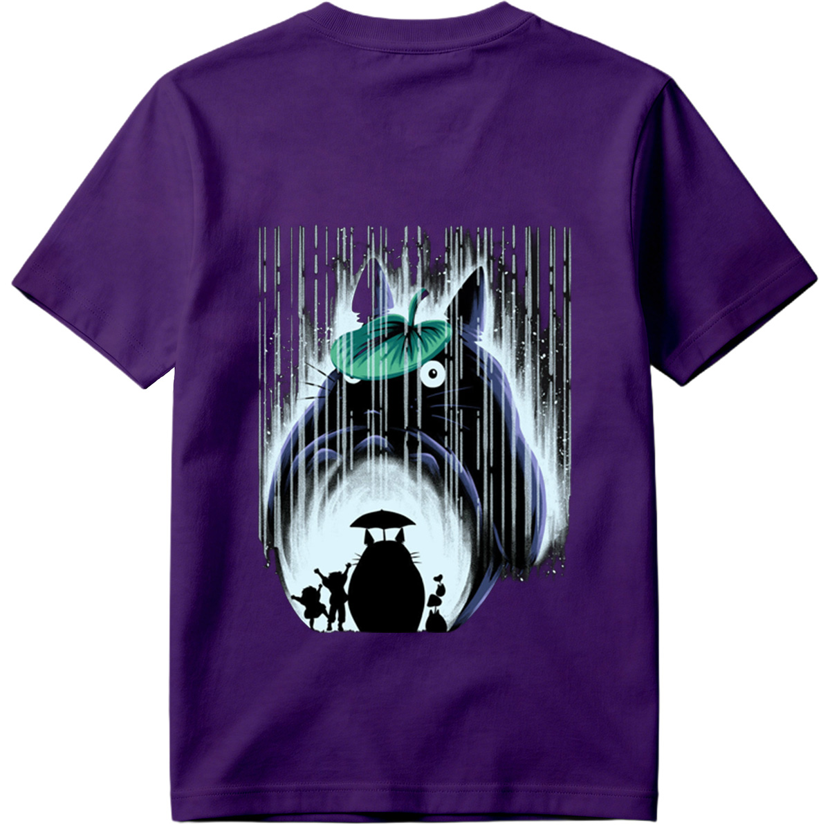 Totoro and Friends in the Rain - Tee