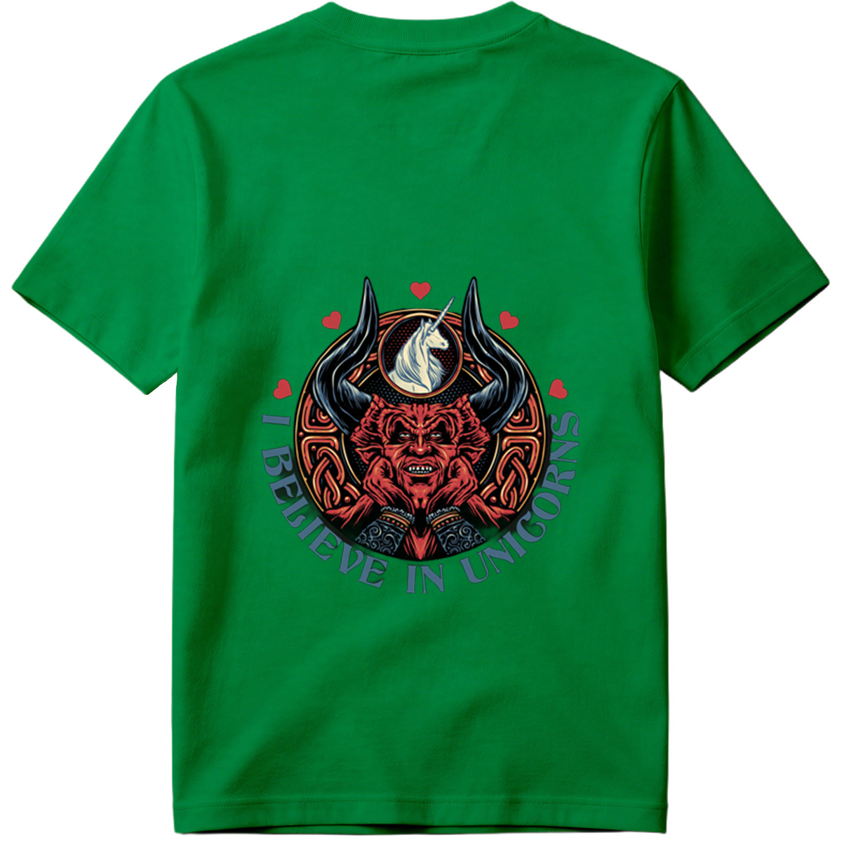 I Believe in Unicorns - Devil and Unicorn Design - Tee
